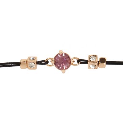 Purple June birthstone bracelet